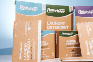 Feuilles de lessive écologiques <span class=keywords><strong>à</strong></span> marque privée, parfum linge frais, 60 lavages, nettoyage en profondeur et élimination des odeurs - Product Image 5