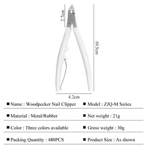 Cortauñas profesional, pinzas para cutículas para paroniquia, cortaúñas de acero inoxidable, tijeras para uñas encarnadas, herramienta de manicura - Product Image 2
