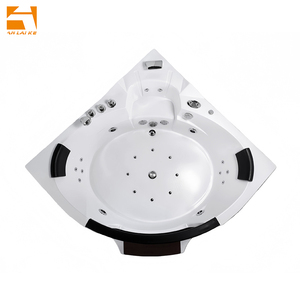 <span class=keywords><strong>Baignoire</strong></span> d'hydromassage d'angle intérieure de luxe avec douche <span class=keywords><strong>Baignoire</strong></span> jacuzzi cascade de style européen avec télévision pour <span class=keywords><strong>2</strong></span> <span class=keywords><strong>personnes</strong></span> - Product Image 1