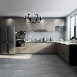 Cuisine ouverte personnalisée, armoires de cuisine intégrées de style occidental simple - Product Image 4