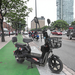 Nuova condizione 500w <span class=keywords><strong>Motorina</strong></span> elettrica Scooter Design a due ruote con alimentazione a batteria 48v bicicletta elettrica - Product Image 2