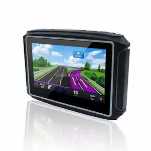 Motorcycle Global Positioning System Portable Digital Driving Recorder 4.3 Inch TFT LCD IPX7 Waterproof 8G Touch Screen MT4302