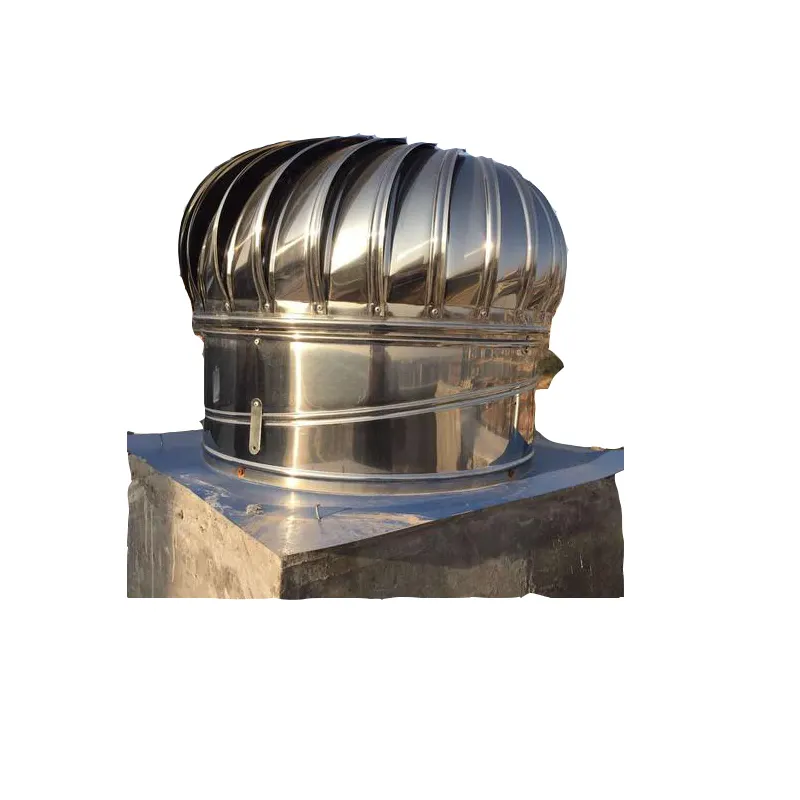 ルーフベントスモークパワーレスターボファンキメニー換気排気ファン用の非パワー風力タービン抽出器