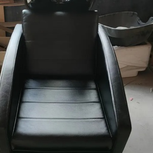 Chaise de coiffeur pour salon de coiffure, vente chaude, noire, avec grand bac pour le lavage des cheveux, pour adultes - Product Image 3