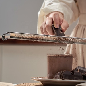 ที่ขูดผักผลไม้ลูกจันทน์เทศ,ทำจากสเตนเลสสตีลระบบแมนนวลสีมะนาวกราเทอร์มะนาวพาเมซานช็อกโกแลต - Product Image 3