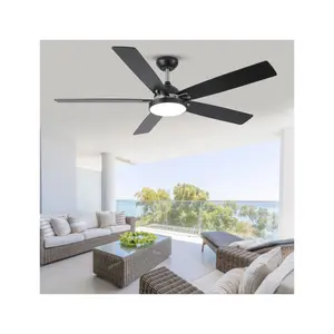 Hot selling 60 inch bldc ceiling fan with lamp remote control 5 blades ceiling fan lights