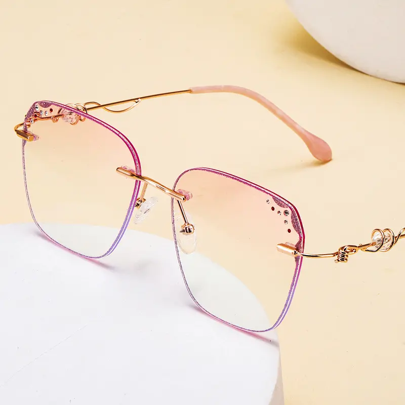 Women Glasses Frames Optical Clear Transparent Lens Myopia Fashion Metal Frame Prescription Eyewear Computer Glasses