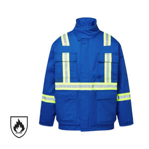 Chaquetas de Trabajo FR Resistentes al Fuego para Soldador, Personalizadas, de Alta Visibilidad, para Congelador, Suministro de Fábrica - Product Image 3
