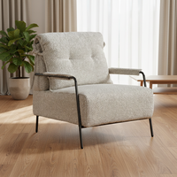 Fauteuil de salon moderne au design luxueux pour salon, hôtel, usage extérieur - Chaise longue de détente