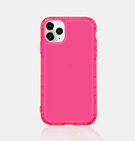 Coque de téléphone transparente en TPU souple de couleur bonbon fluorescente pour iPhone 16, antichoc, transparente, néon, pour iPhone 15 14 13 12 11 17 Plus