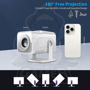 Projecteur de cinéma mini LED HCS350 Max Gaming Android 11, 450 Ansi <span class=keywords><strong>Lux</strong></span>, 1+8G Allwinner H713, 3D HD FHD 4K Max Beamer - Product Image 5