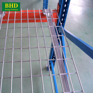Panel de cubierta de malla de alambre de acero de alta densidad galvanizado soldado de alta resistencia BHD Venta caliente para estantes de almacenamiento de palets de almacén - Product Image 2