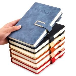 Locking Hardcover Custom Notebooks in PU Leather for A5 School Students, Perfect Promotional Gift - Product Image 4