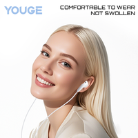 Casque filaire universel avec prise jack 3,5 mm et micro, compatible avec ordinateur portable, ordinateur de bureau, smartphone, tablette, branchement et utilisation simples