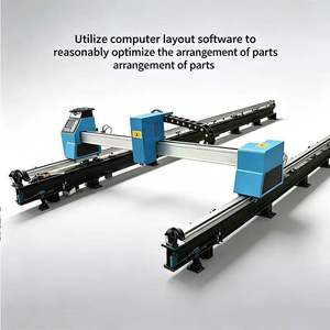 Air-Cooled 120A <b>Portable</b> Plasma Cutter for Steel Plate - 1530, 220V/110V, CE - Double-Track Gantry -Heightened Version - Product Image 2