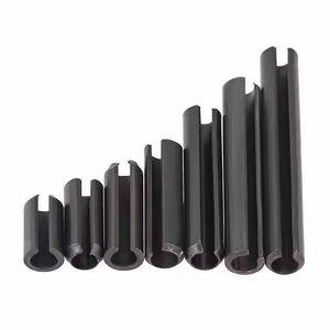Spring <strong>Roll</strong> <strong>Pins</strong> Cylindrical Elastic Open Dowel <strong>Roll</strong> Slotted Split Tension Black Zinc Carbon Steel Spring Loaded <strong>Pin</strong> - Product Image 3