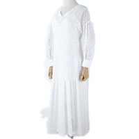 Yindian guangzho color de las mujeres de moda de verano de manga larga <span class=keywords><strong>blanco</strong></span> de dama de honor de boda vestidos - Product Image 3