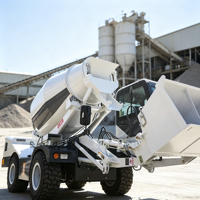Equipo Hidráulico de Alto Rendimiento para Construcción en Zonas Rurales, Camión Mezclador de Concreto Autocargable de 3m³