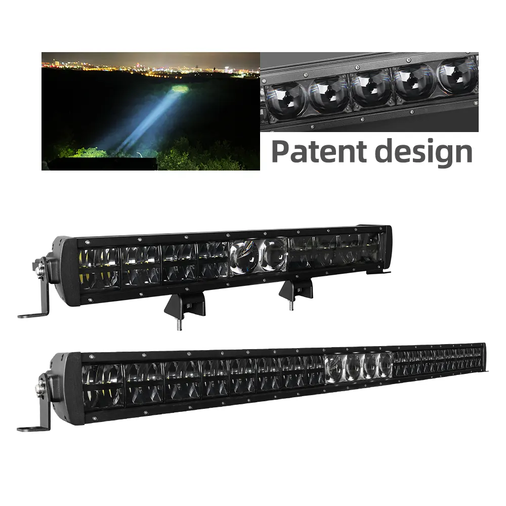 Yeni Patent tasarım toptan fabrika kaynağı kapalı yol Spot ışıkları 4WD 4X4 30000 lümen 22 "32" 42 "52" Led ışık çubuğu Jeep