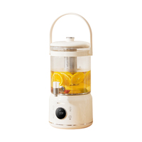Bouilloire Électrique en Verre 3L à Écran Tactile, Infuseur Amovible pour Thé Fleuri, Théière Multifonctionnelle Santé - Grande Vente