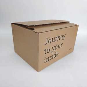 Caja de Envío Corrugada Impresa Personalizada, Papel Kraft para Logística de Almacenamiento de Comercio Electrónico, Fábrica con Certificación FSC ISO 9001 - Product Image 3