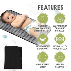 Venditore di energia all'ingrosso di alta qualità miglior materiale per il cambio del bambino materassino impermeabile fasciatoio per il bambino - Product Image 3