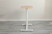 ADA Fabricant Table d'appoint double réglable en hauteur inclinaison inversée pneumatique-60 à + 60 angle bureau avec roues cachées