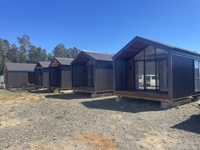 Maisonnette Conteneur d'Expédition Pliable de Luxe Modulaire Préfabriquée avec Appartement et Salle de Bain au Design Moderne