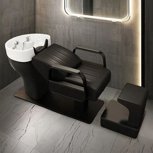 Offre Spéciale : Mobilier de Salon – Fauteuil de Lavage Capillaire avec Bac de Lavage Japonais pour Spa, Lit de Shampoing et Chaise - Product Image 3