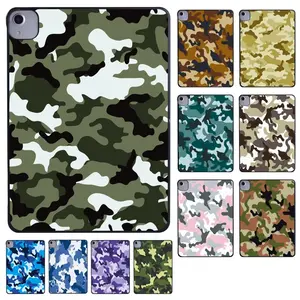 Camouflage Colors Tablet Case for Apple iPad 2/3/4/5/6/7/8/9 TPU Silicon Cover for iPad Air 1/2/3/4/5 Pro 11 9.7 10.2 10.9 2021