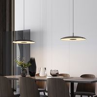 Luminaire suspendu décoratif moderne minimaliste de luxe léger, design UFO, pour salle à manger et îlot de cuisine