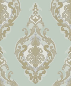 Papier peint classique de luxe de style européen, papier peint damassé, décoration intérieure - Product Image 4