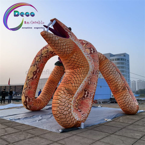 Arche gonflable de tente de ballon de costume gonflable géant d'animal de serpent de grand roi drôle - Product Image 4