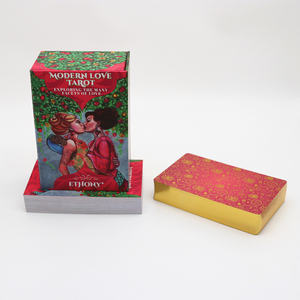 Полноцветные Печатные матовые края из золотой фольги, блестящие карты Таро - Product Image 1