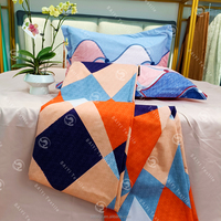 Changyi Baiyi textiles en gros microfibre 100% polyester impression couette ensembles ensemble de literie housse de couette de luxe
