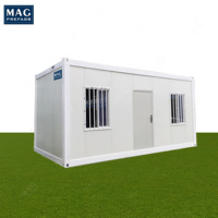 Guangzhou construction rapide maison de conteneur plat cabine portable faible coût et installation rapide avec acier inoxydable à vendre