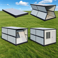 Maison conteneur pliable de luxe, épaissie, personnalisable, pour dortoirs et hôtels, avec support technique en ligne