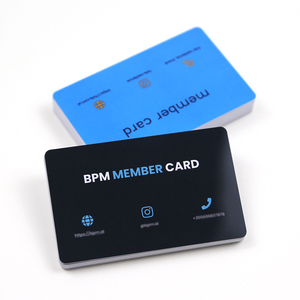 Tarjeta de Membresía de Plástico, Magnética, PVC, Impresión Digital, Laminación, Diseño Azul y Negro - Product Image 3