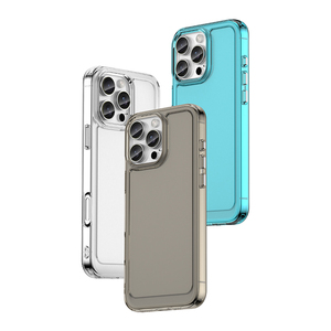Custodia per telefono <span class=keywords><strong>cellulare</strong></span> morbida con pulsante flessibile a protezione completa per Iphone 15 Plus 16 Pro Max TPU - Product Image 4