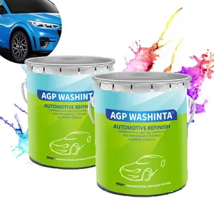 AGP Easy to apply supplier metallic blue paint silver for car paint mixing system color car painting