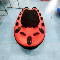 Planche de sauvetage gonflable Freboard 175cm x 95cm x 15cm en PVC Drop Stitch pour la lutte contre les incendies, planche flottante pour bateaux rapides, radeau pour surfaces glacées