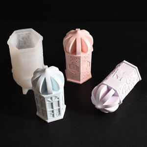 Moule en silicone YS pour <span class=keywords><strong>bougie</strong></span> d'aromathérapie, architecture arabe, pilier hexagonal, château, DIY, <span class=keywords><strong>maison</strong></span> <span class=keywords><strong>de</strong></span> temple ancien du Moyen-Orient, plâtre - Product Image 4
