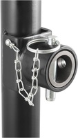 Cric de remorque robuste 8000 lb, avec jambe de support réglable à déplacement vertical de 10 pouces, pour remorque utilitaire, remorque de bateau, remorque de yacht, remorque de camping-car, noir