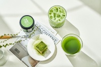 Poudre de Matcha Cérémonial Bio Jingshan, Cultivar Unique, Saveur Noisette, Marque Privée
