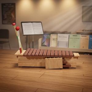 Jouets éducatifs précoces en gros : Piano à main en bois à <span class=keywords><strong>octaves</strong></span>, <span class=keywords><strong>Xylophone</strong></span> arc-en-ciel pour bébé, Instruments de musique - Product Image 1