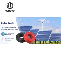 Solarstrom-Gleichstrom kabel 4MM 6MM 10MM 16MM 25MM 35MM XLPO Isoliertes verzinntes Kupfer-Solardraht-PV-Kabel