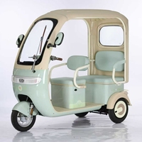 Triciclo de Pasajeros de Gran Potencia, Triciclo Eléctrico de Tres Ruedas 60V72V, Fabricación China, Fábrica OEM