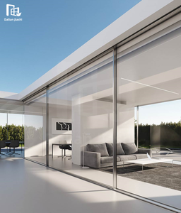 Porte coulissante toute neuve, cadre en alliage d'aluminium ultra-fin, verre simple, étanche, insonorisée, en fibre de verre, design moderne, <span class=keywords><strong>cave</strong></span> à <span class=keywords><strong>vin</strong></span> - Product Image 1