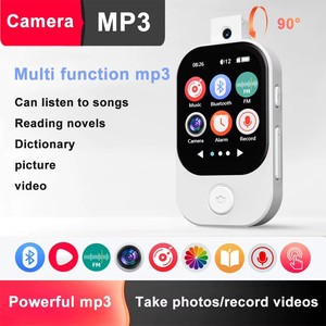 Mini Reproductor MP4 con Pantalla a Color, Reproductor de Audio Inalámbrico BT, Altavoz Integrado, Compatible con Cámara, Toma de Fotos y Videos, Radio FM - Product Image 2