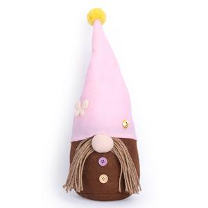 Easter & <b>Spring</b> Fabric Gnome Couple <b>Decor</b> Ornament - Product Image 4